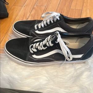 Vans Black and White Old Skool Sneakers